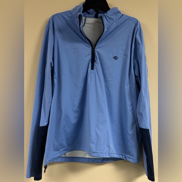 Blue RLX Ralph Lauren Dry vent quarter zip, Men’s large - Picture 1 of 8